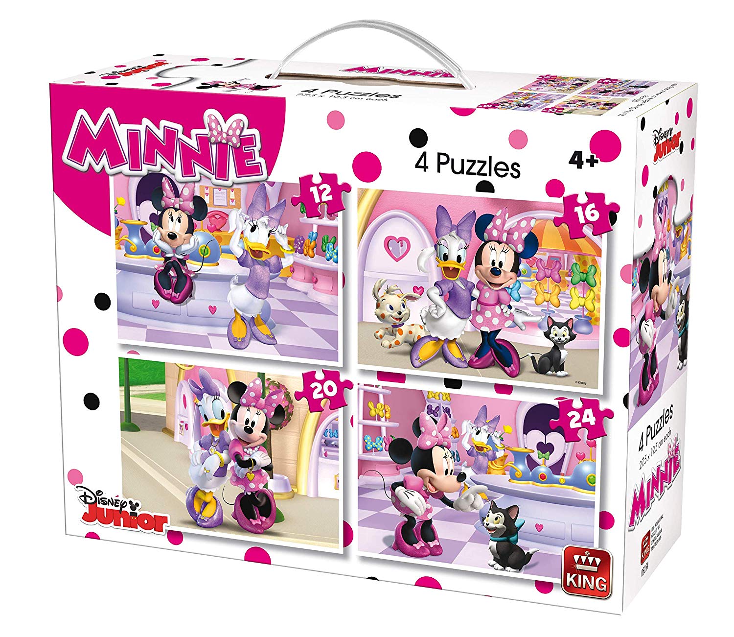 King Disney Puzzle 13.345,2 cm Mini Mouse Bowtique Ink Pen (12/16/20/24)