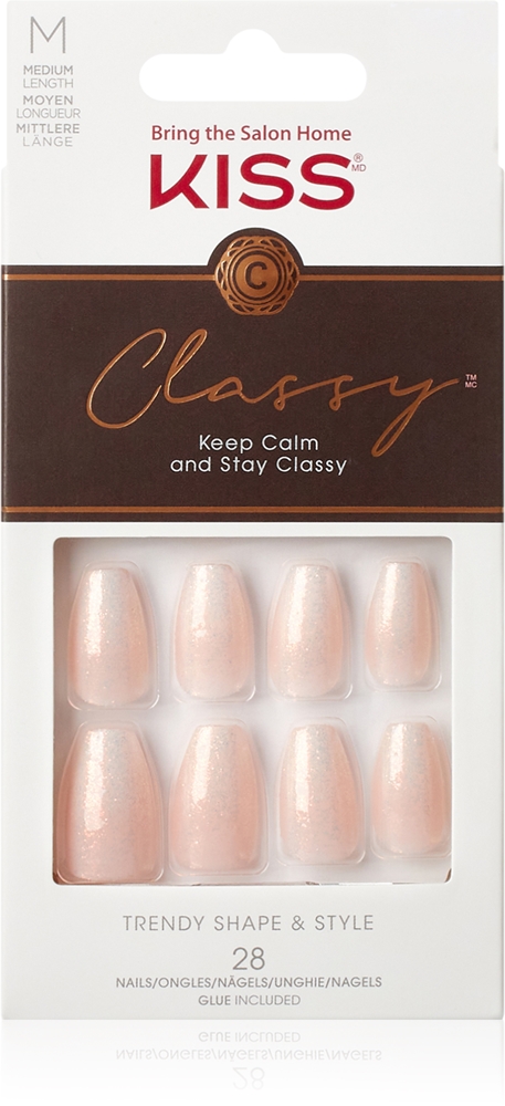 KISS Classy Nails Cozy Meets Cute Artificial Fingernails Medium
