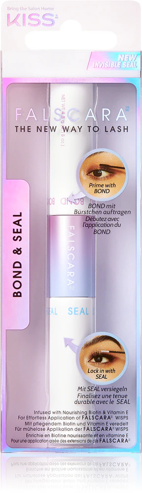 KISS Falscara Bond & Seal Adhesive for False Eyelashes Duo