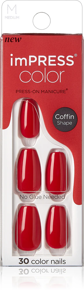 KISS imPRESS Color Medium artificial fingernails