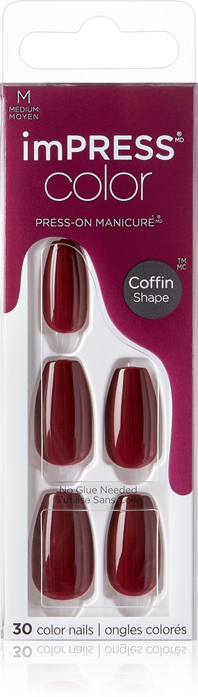 KISS imPRESS Color Medium artificial fingernails