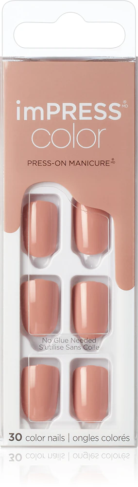 KISS imPRESS Color Short artificial fingernails