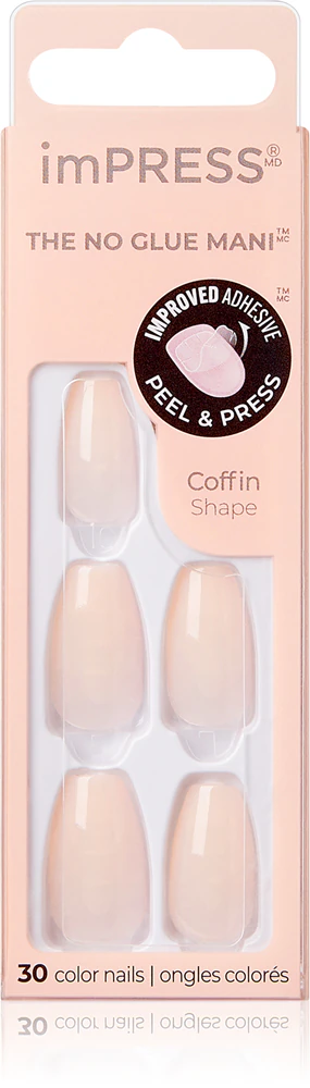 KISS imPRESS The No Glue Mani Medium artificial nails