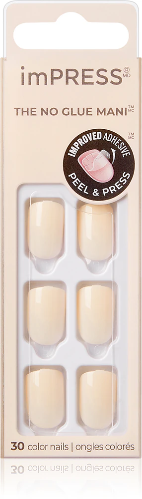 KISS imPRESS The No Glue Mani Short artificial nails