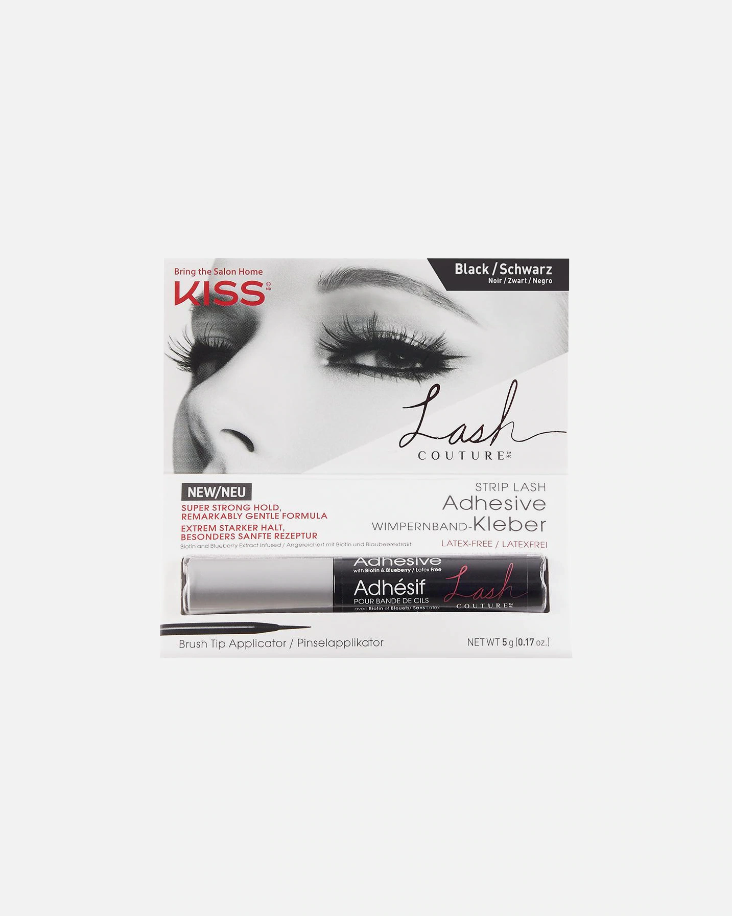 KISS False Eyelashes LASH COUTURE GLUE BLACK