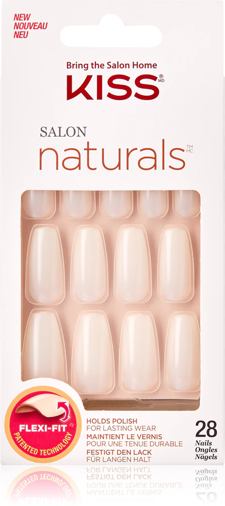 KISS Salon Natural Walk On Air Artificial Nails