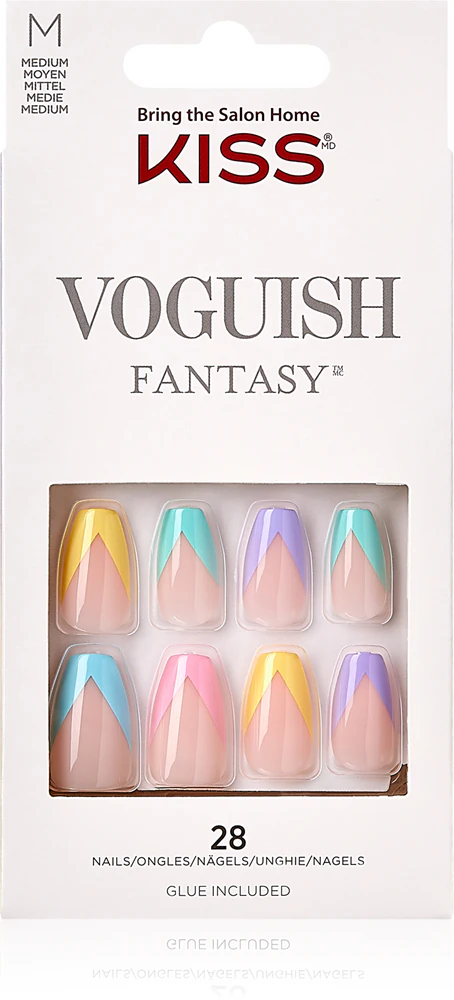 KISS Voguish Fantasy Candies False Nails Medium