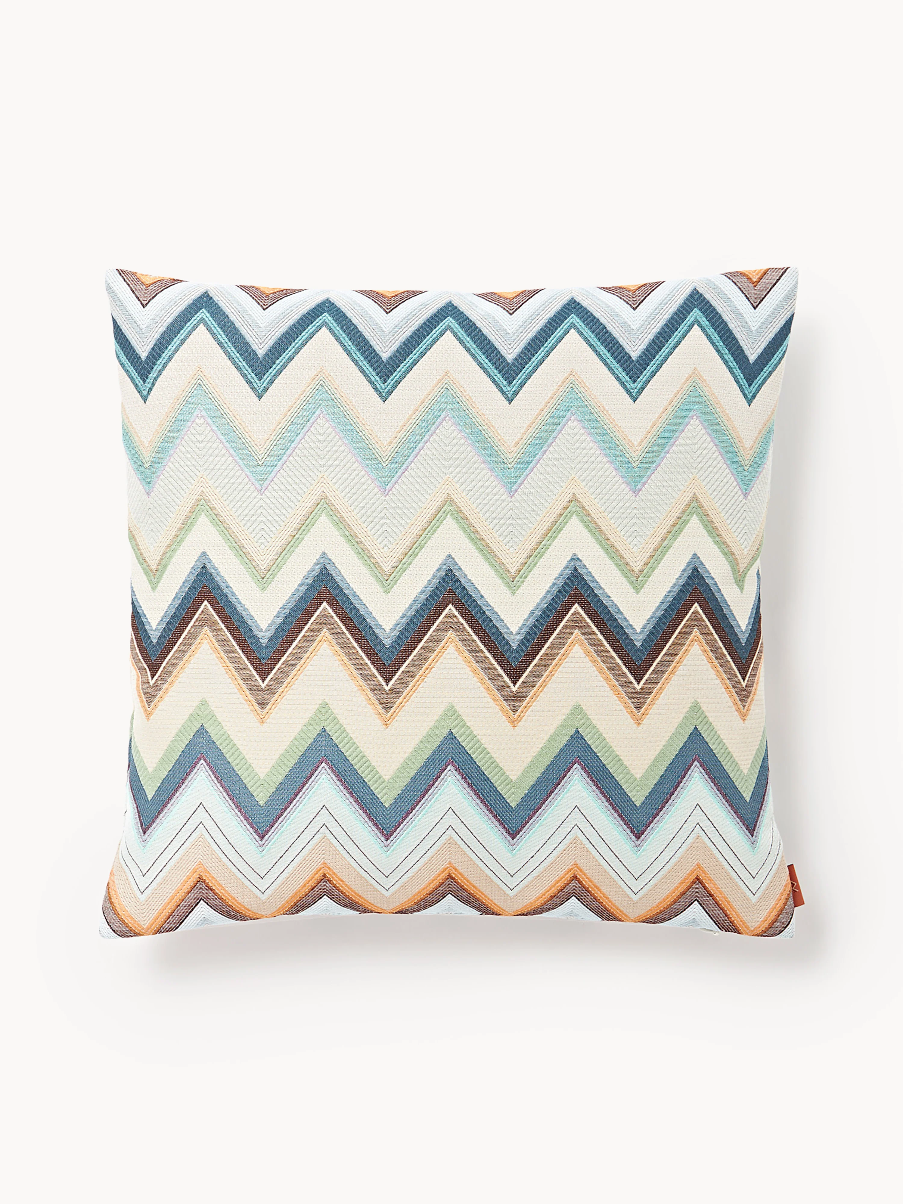 Missoni Agadir cushions, Colorful, shades of blue