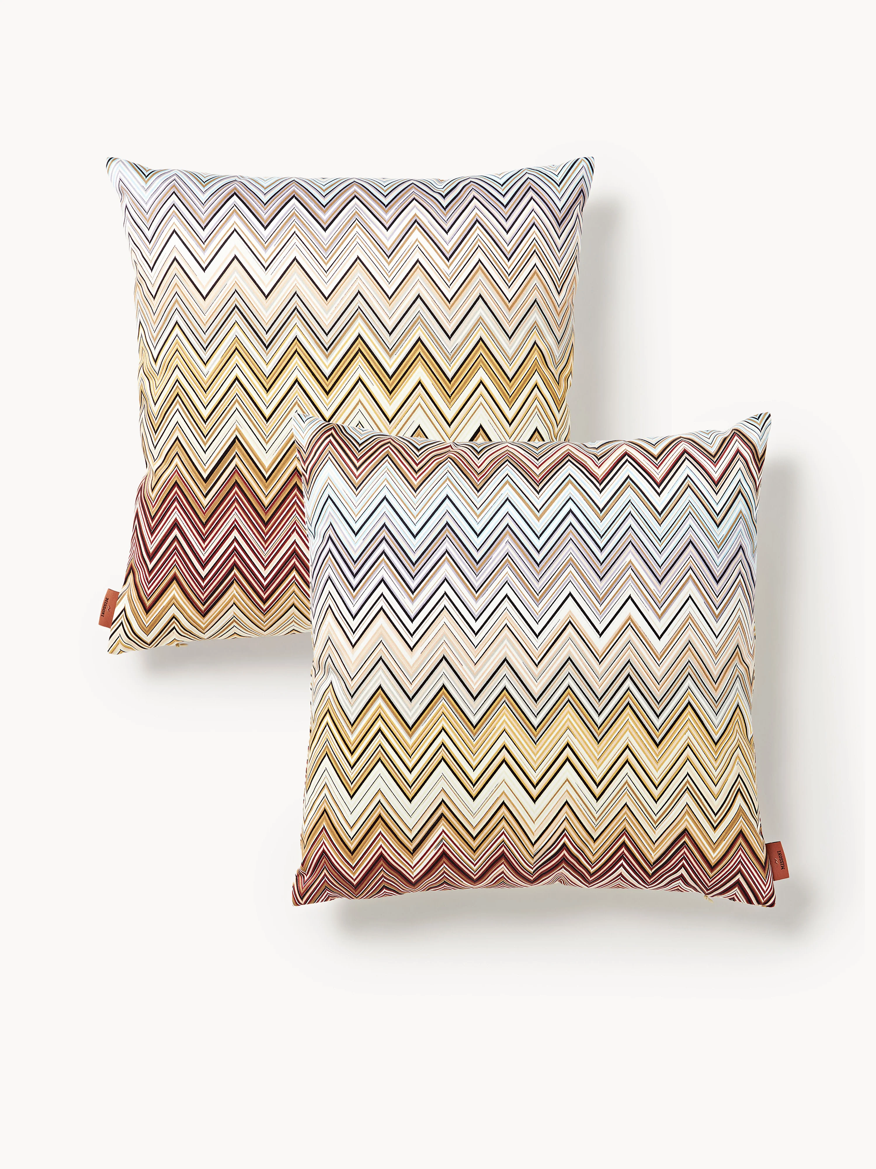 Missoni Jarris pillow, Yellow tones, Off White