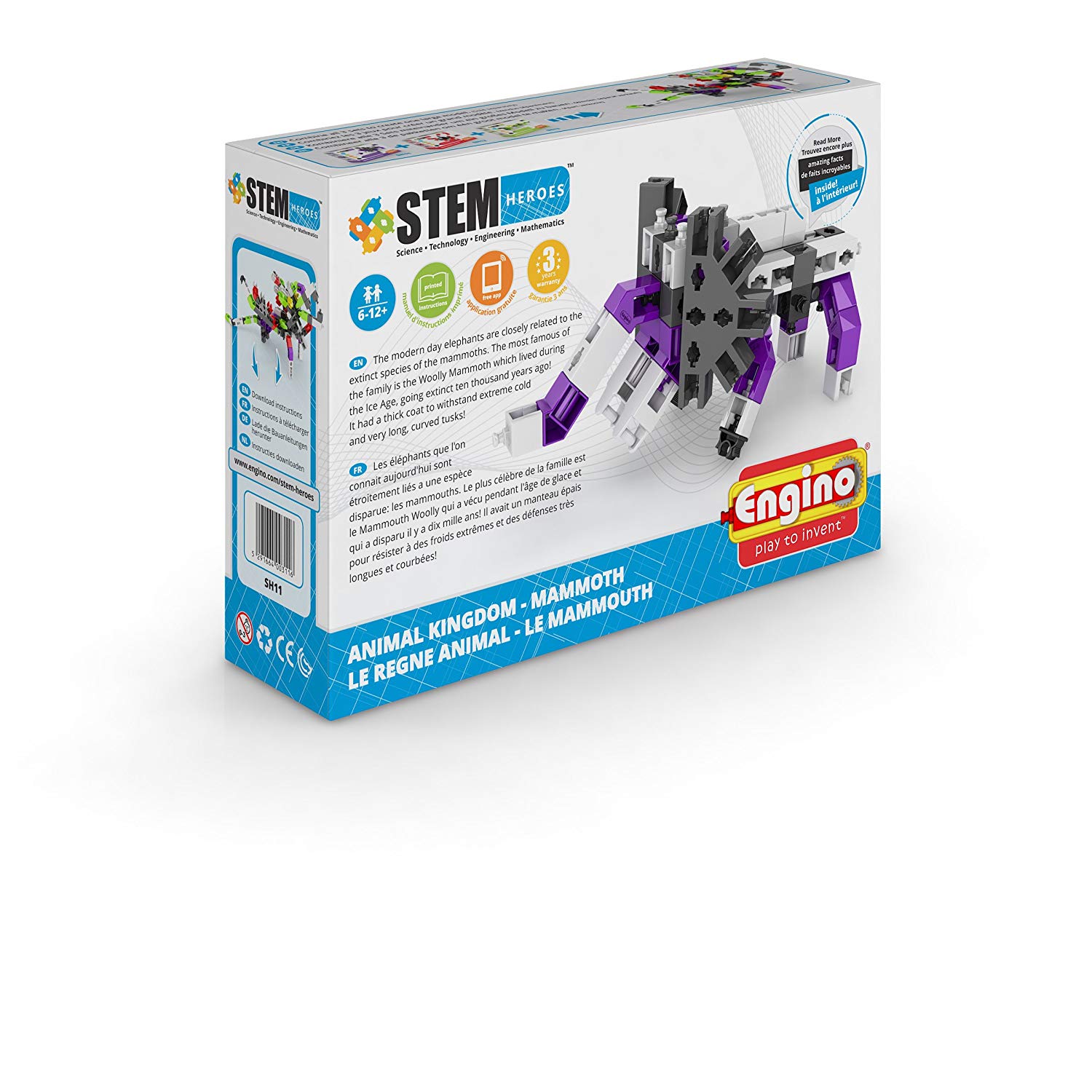 Engino Kit Stem Heroes Mammoth Piece Set