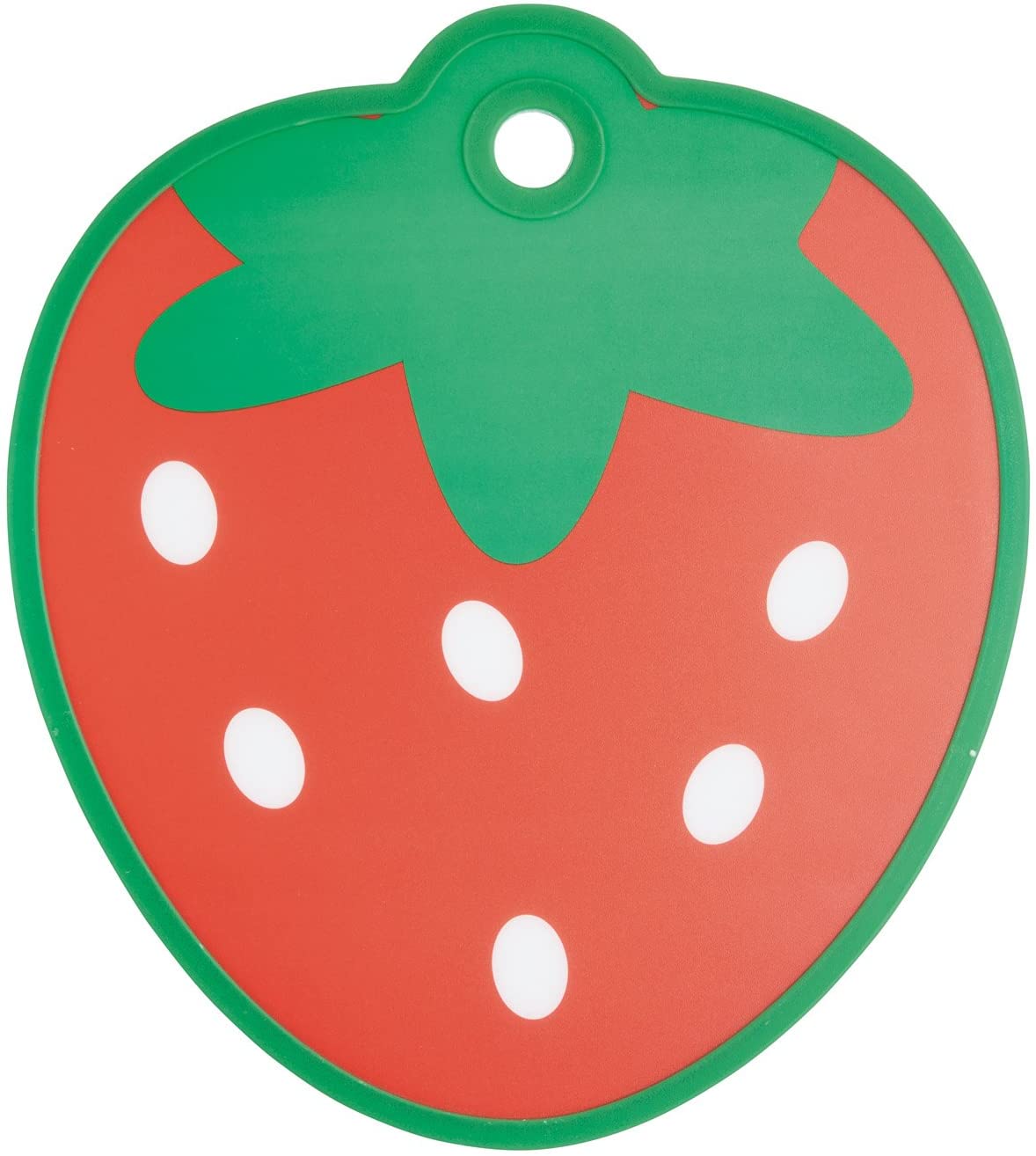 KitchenCraft Kitchen Craft 24 x 27 x 1 cm and Reversible Cut And Serve Strawberry Shaped Chopping Board (Red)