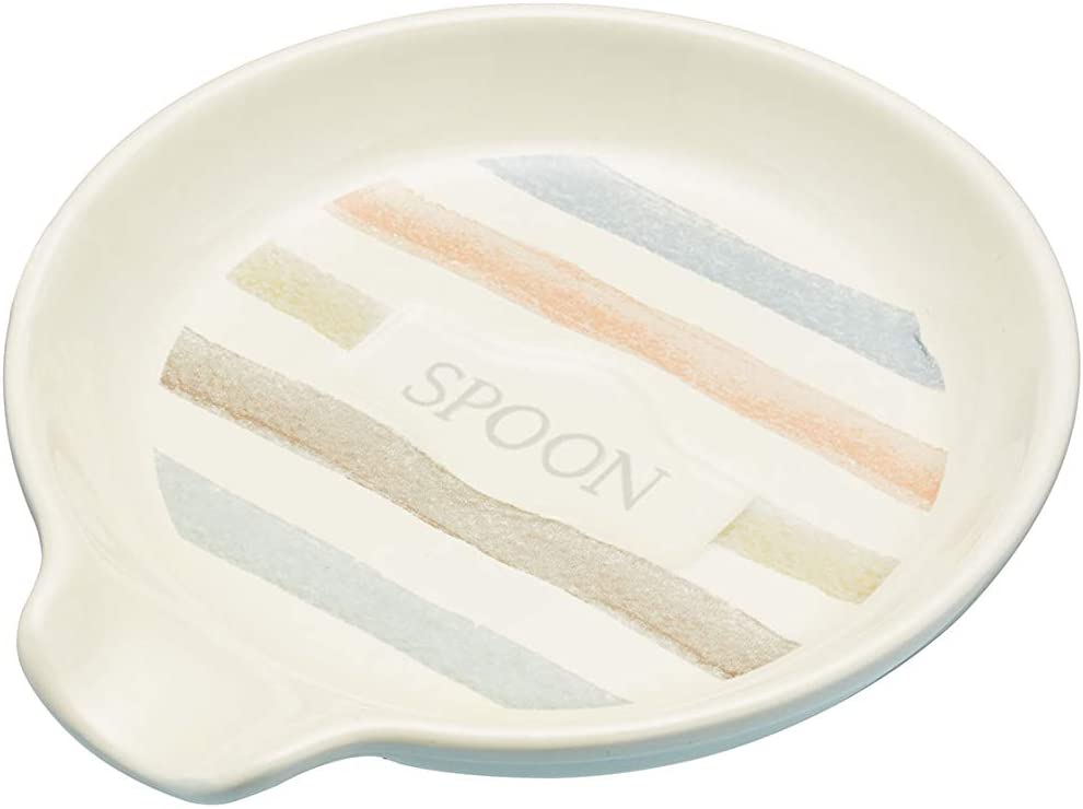 KitchenCraft Kitchen Craft Spoon Rest Classic Porcelain Multi-Coloured 25 x 25 cm