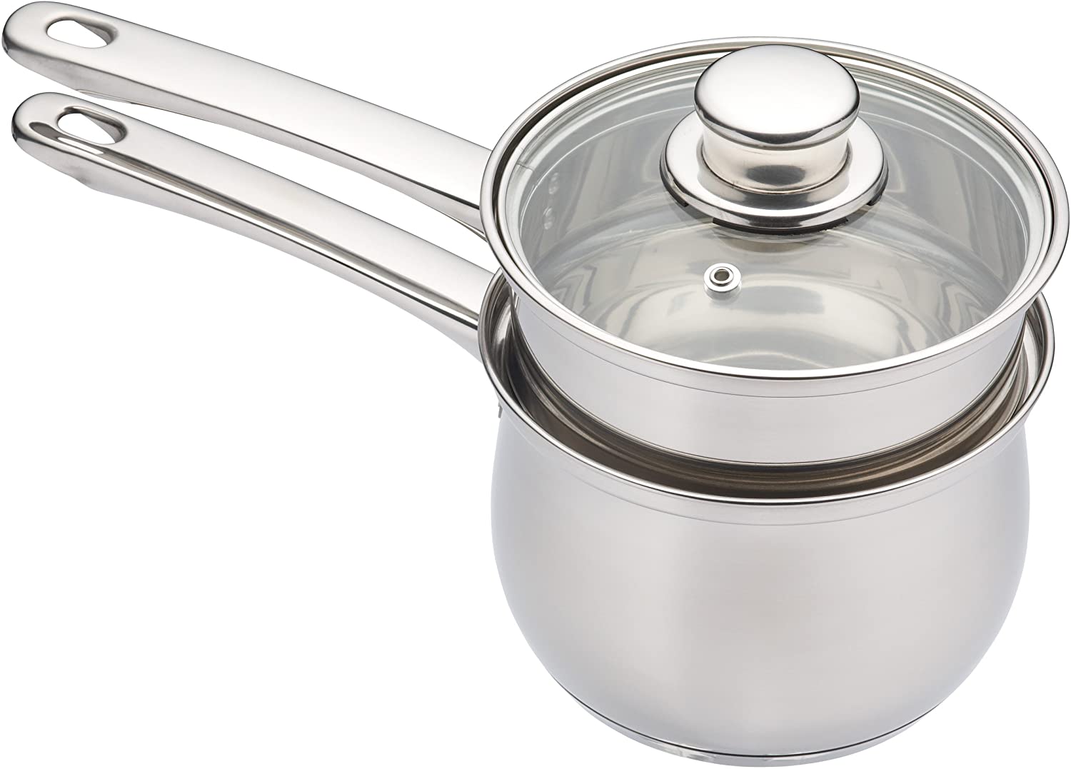 KitchenCraft Kitchen Craft Clearview Stainless Steel Non-Stick Porringer