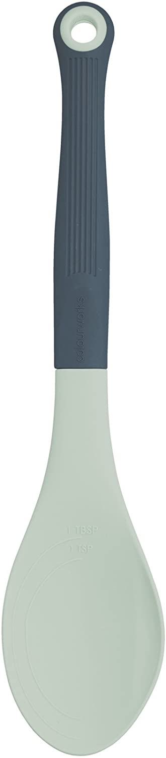 KitchenCraft Kitchen Craft CWCLSPOONBLU Colourworks Multi Silicone Cooking Spoon/Measuring Spoon, Classic Blue, 29 x 6.1 x 1.7 cm