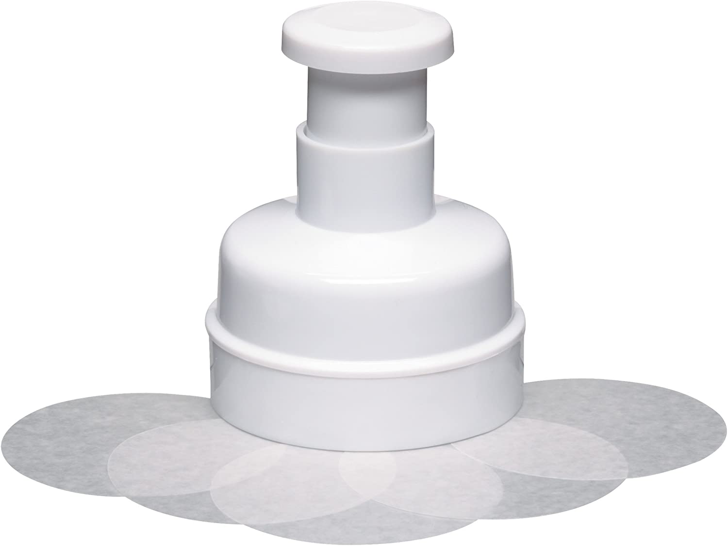 KitchenCraft Kitchen Craft Hamburger Maker with 100 Wax Discs