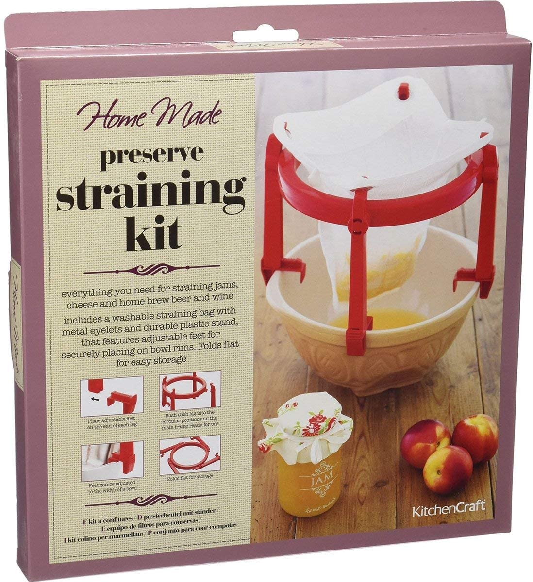 KitchenCraft Kitchen Craft Home Made Jam Straining Kit