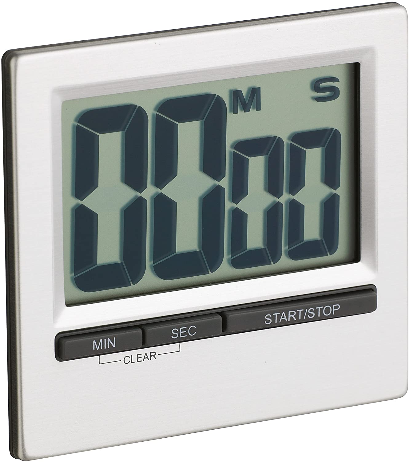 KitchenCraft Kitchen Craft Large Easy Read Chromed Timer