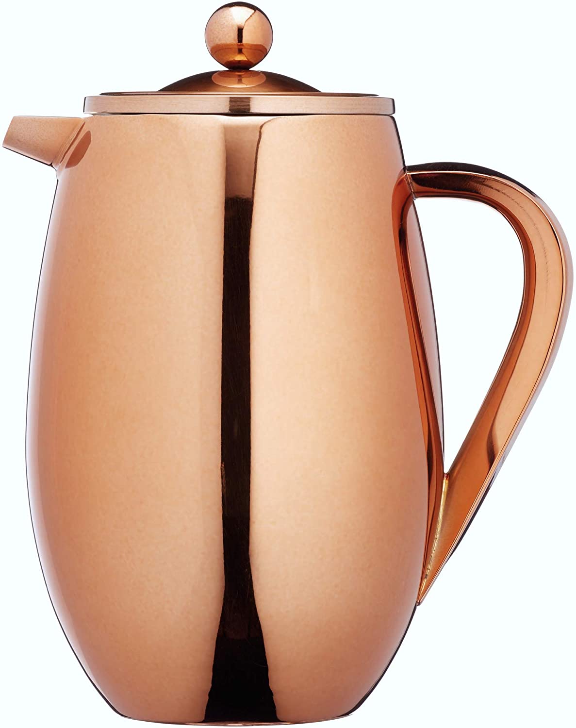 KitchenCraft Kitchen Craft Le Xpress 1Litre Copper Mixed Copper Coffee Maker, Brown, 12 x 17 x 22 cm