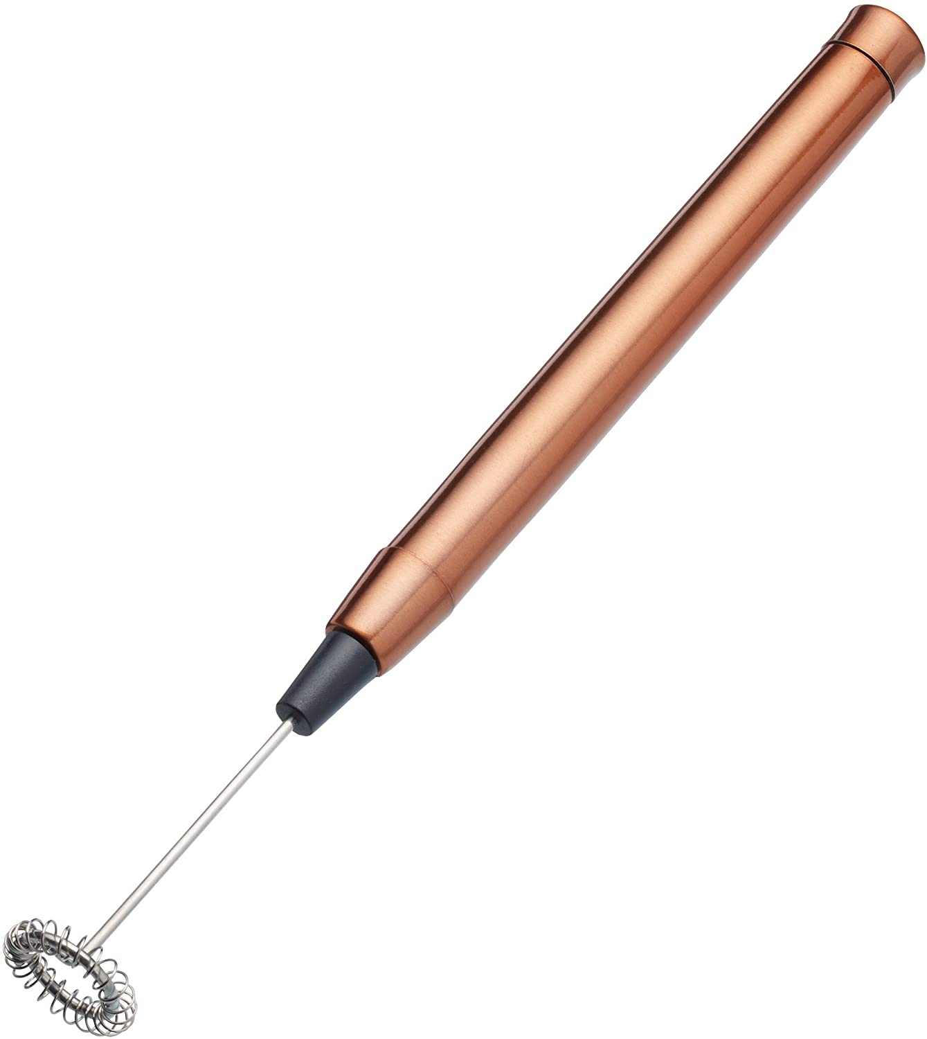 KitchenCraft LE\'XPRESS Le Xpress Copper Plated Plastic Beverage Foamer Brown 6.5 x 3.5 x 20 cm