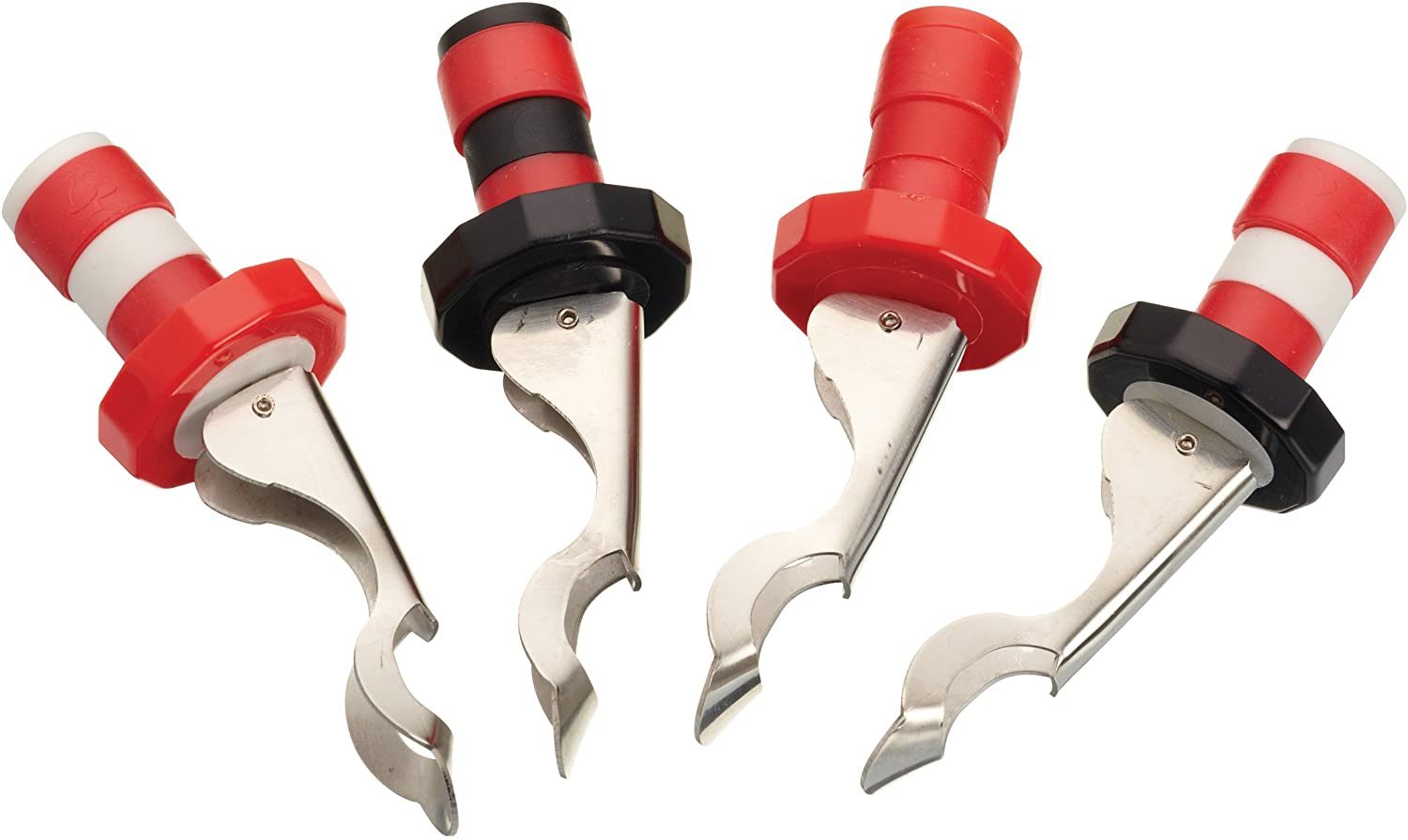 KitchenCraft Kitchen Craft Lever-Arm Action Bottle Stoppers , Set of 4