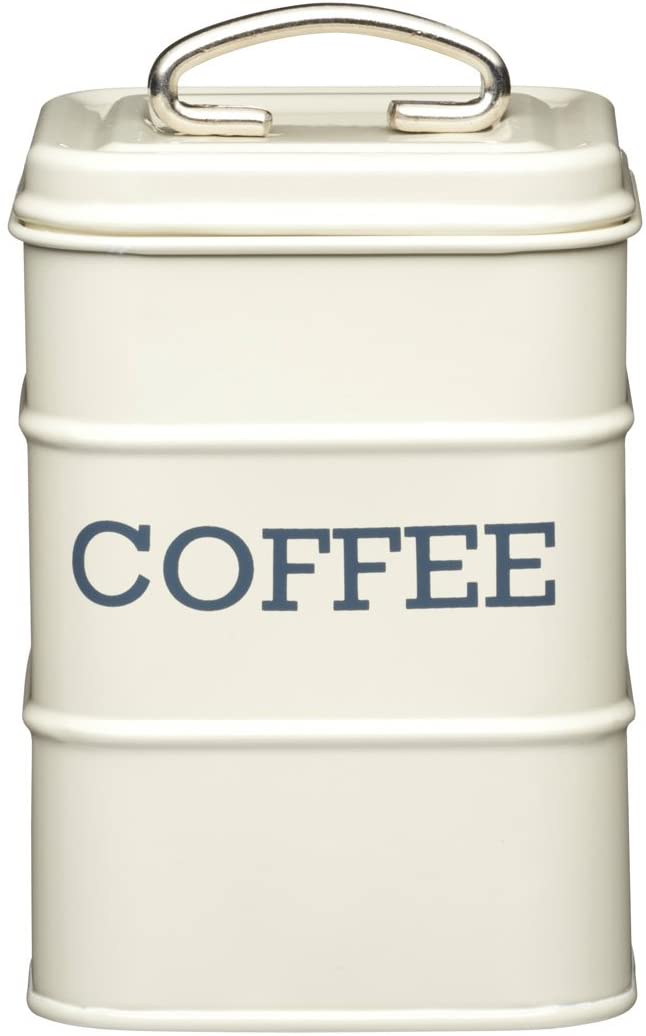 Living Nostalgia KitchenCraft Tea Caddy Metal 11 x 17 cm