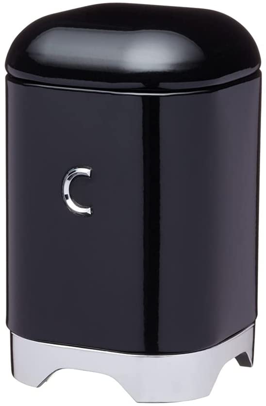 Kitchen Craft Lovello Coffee Canister, 11 x 19 cm (4.5\" x 7.5\") - Black