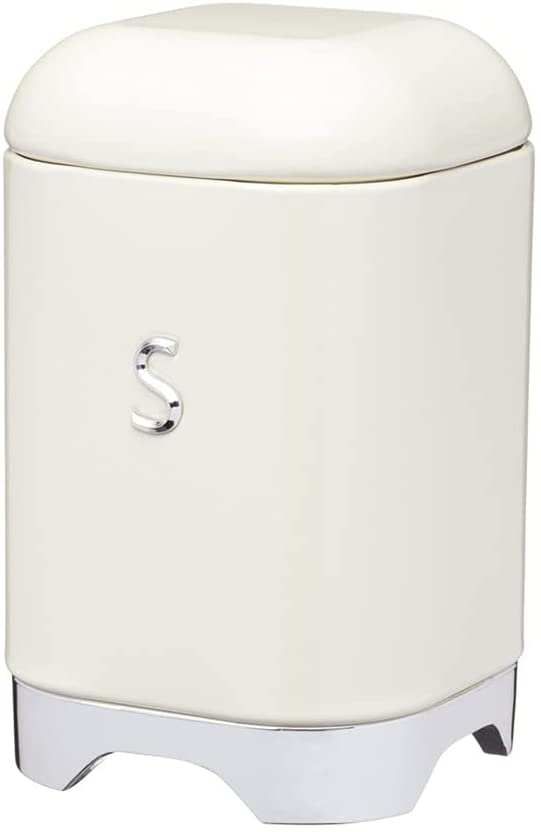 Kitchen Craft Lovello Sugar Canister, 11 x 19 cm (4.5\" x 7.5\") - Cream