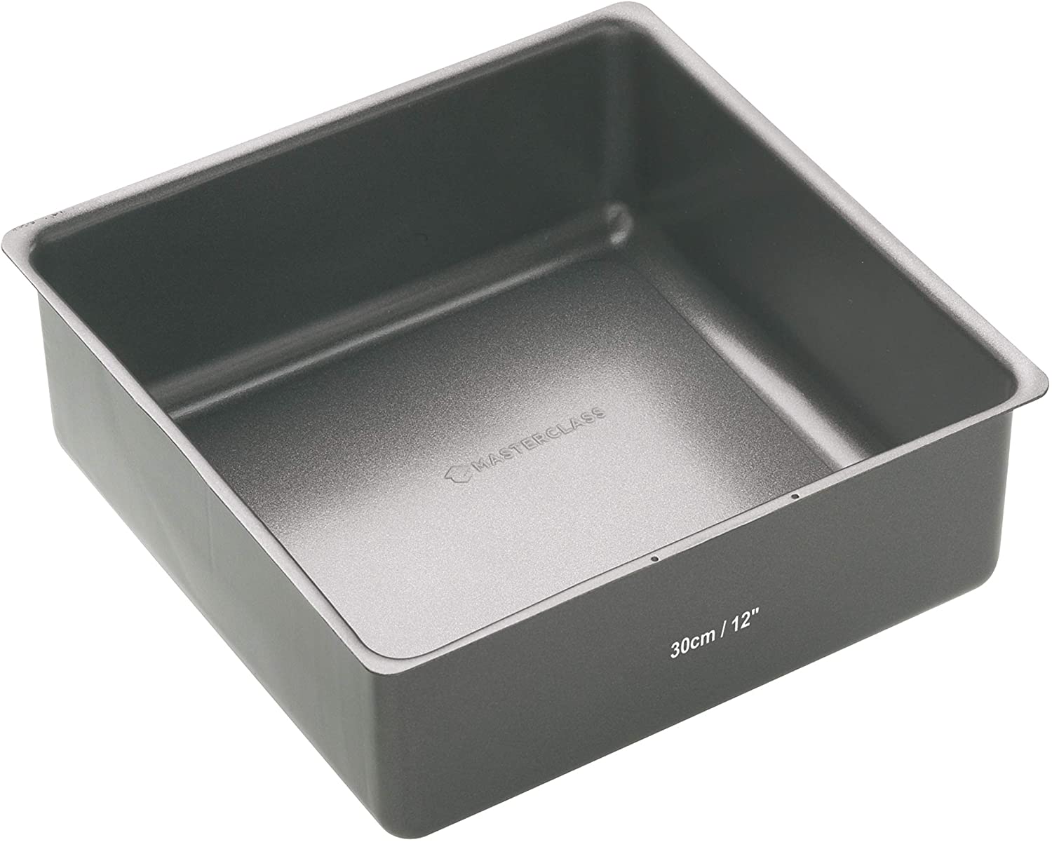 Kitchen Craft Master Class Non-Stick Square Deep Cake Pan with Loose Base, 30 cm