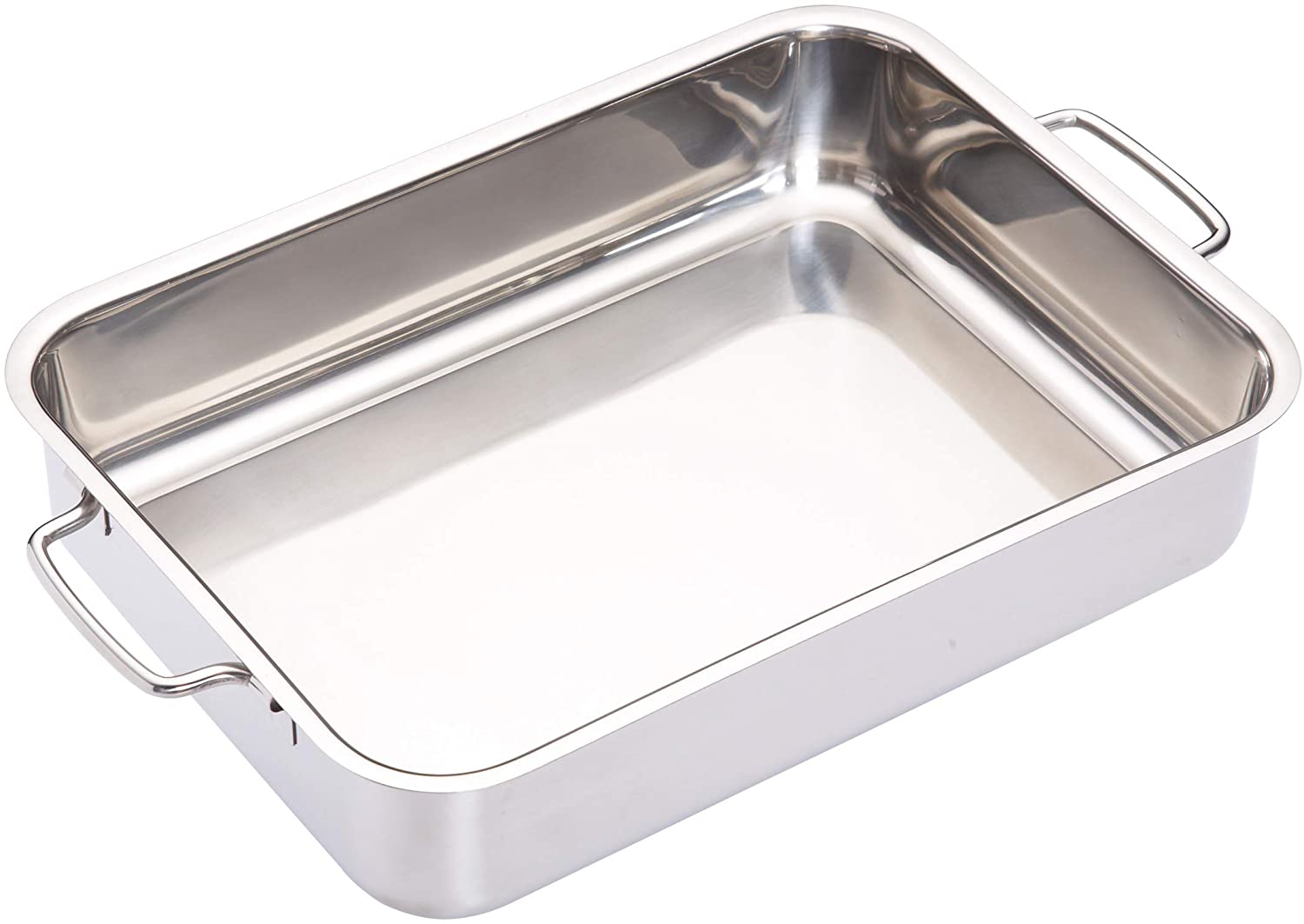 KitchenCraft Kitchen Craft Master Class Stainless Steel Heavy Duty Roasting Pan, 32 x 23 cm