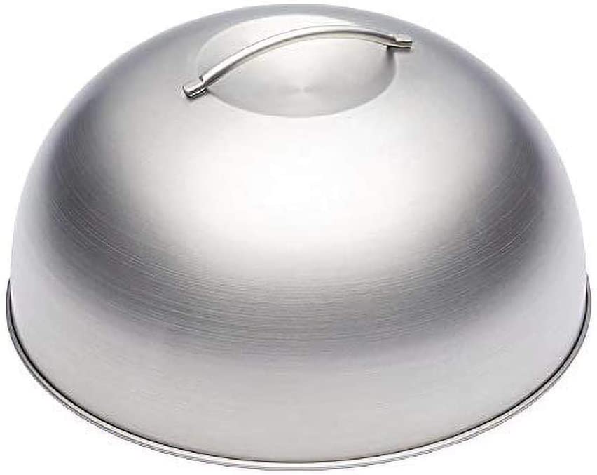 KitchenCraft Kitchen Craft MasterClass Cheese Melting Dome/Burger Steamer Lid (22.5 cm)