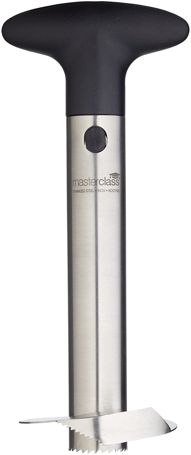 KitchenCraft Kitchen Craft MCPACORESS Master Class Stainless Steel Pineapple Slicer with Soft Grip Handle