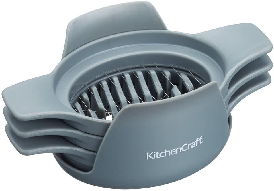 KitchenCraft Kitchen Craft Plastic/Fruit Corer/Slicer in UK Cutter 8.3 x 14 x 5,6 cm – Grey