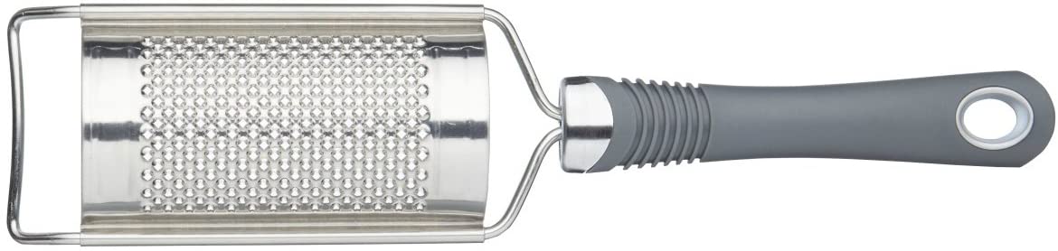 KitchenCraft Kitchen Craft Stainless Steel Comfort Grip Handle Curved Grater - Silver/Grey - 28 x 18 x 18 cm