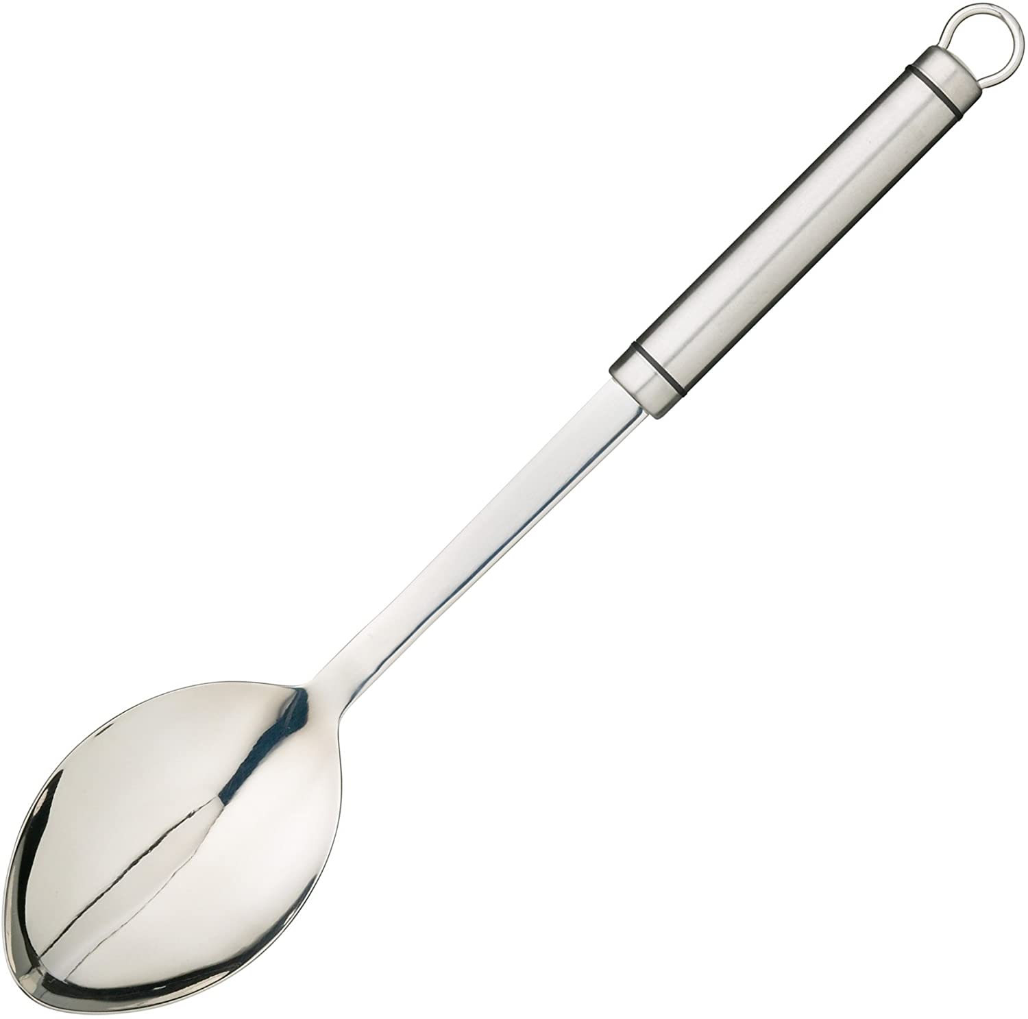 KitchenCraft Kitchen Craft Professional Stainless Steel Long Oval Handled Cooking Spoon