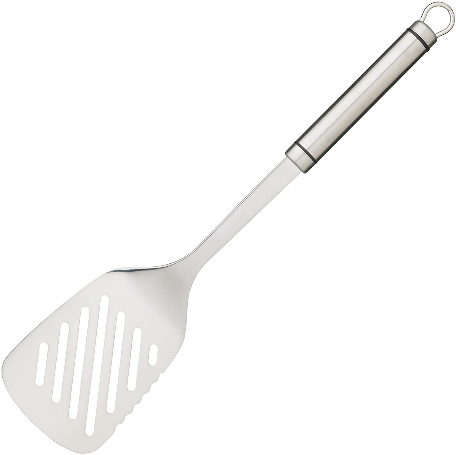 KitchenCraft Kitchen Craft Professional Stainless Steel Long Oval Handled Slotted Turner