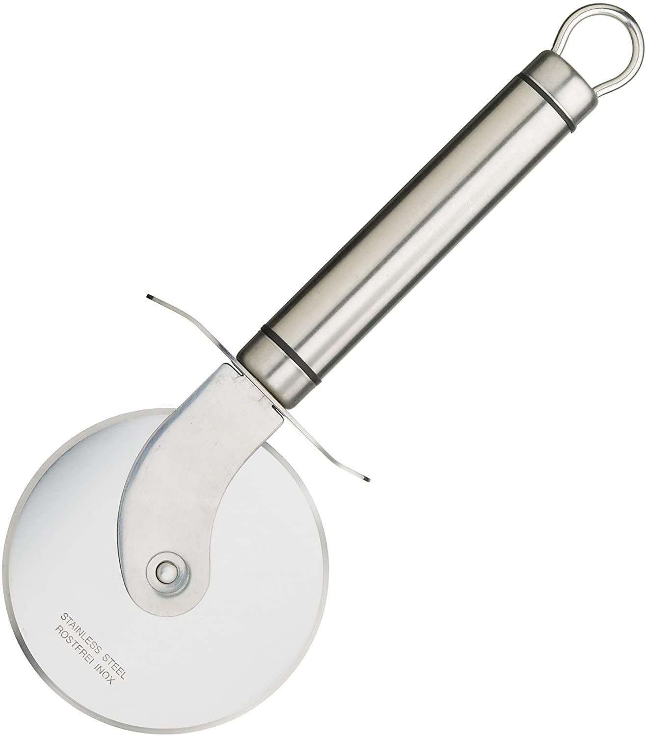 KitchenCraft Kitchen Craft Professional Stainless Steel Short Oval Handled Pizza Wheel Cutter 95mm