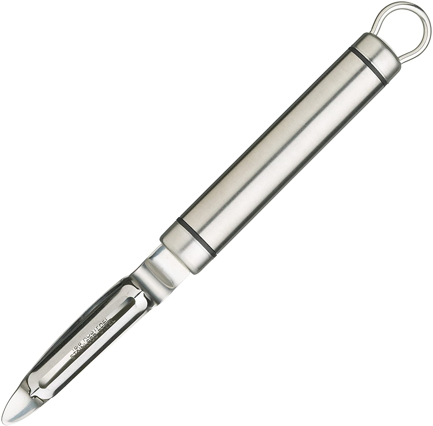 KitchenCraft Kitchen Craft Professional Stainless Steel Short Oval Handled Swivel Peeler
