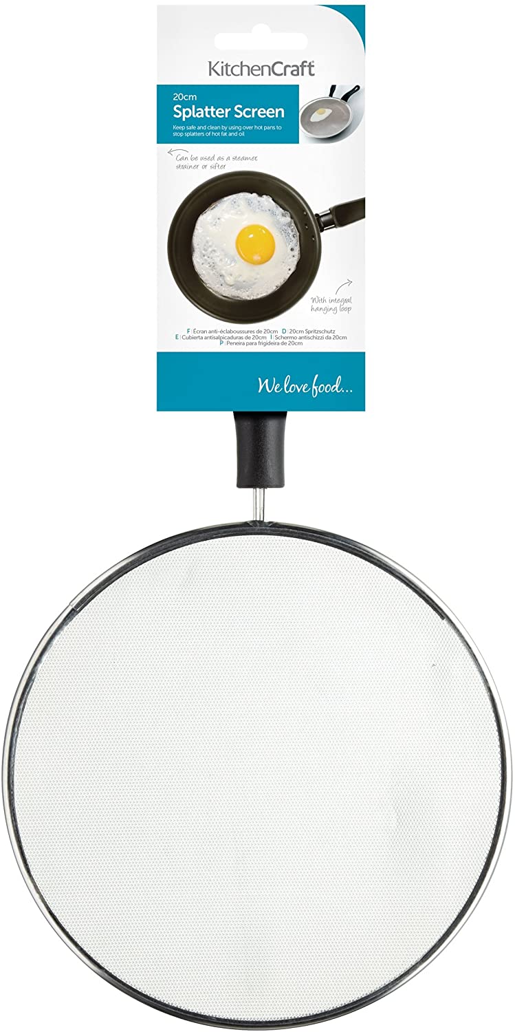 KitchenCraft Kitchen Craft Small Wire 20cm Splatter Screen