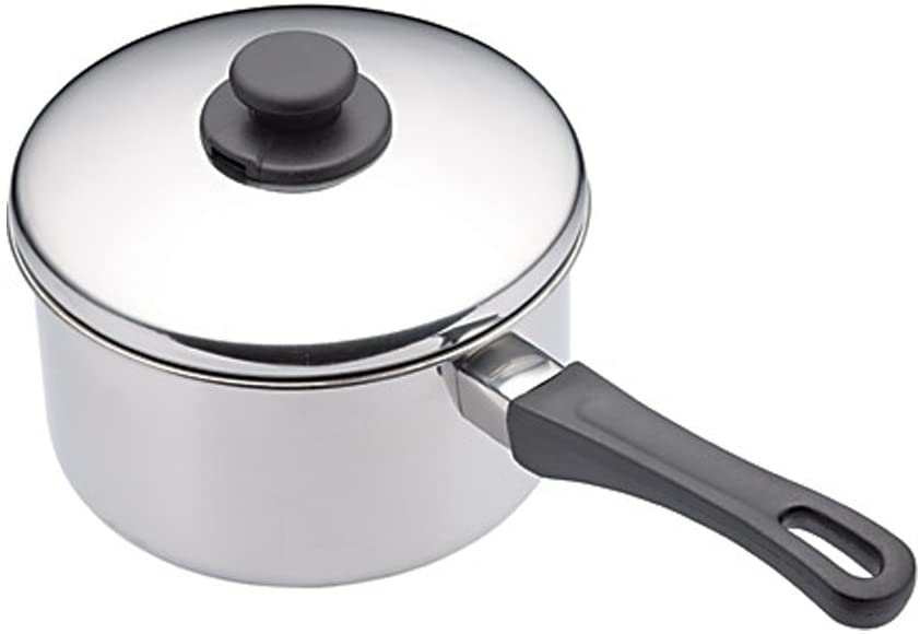 KitchenCraft Kitchen Craft Stainless Steel Extra Deep Saucepan & Lid 16cm