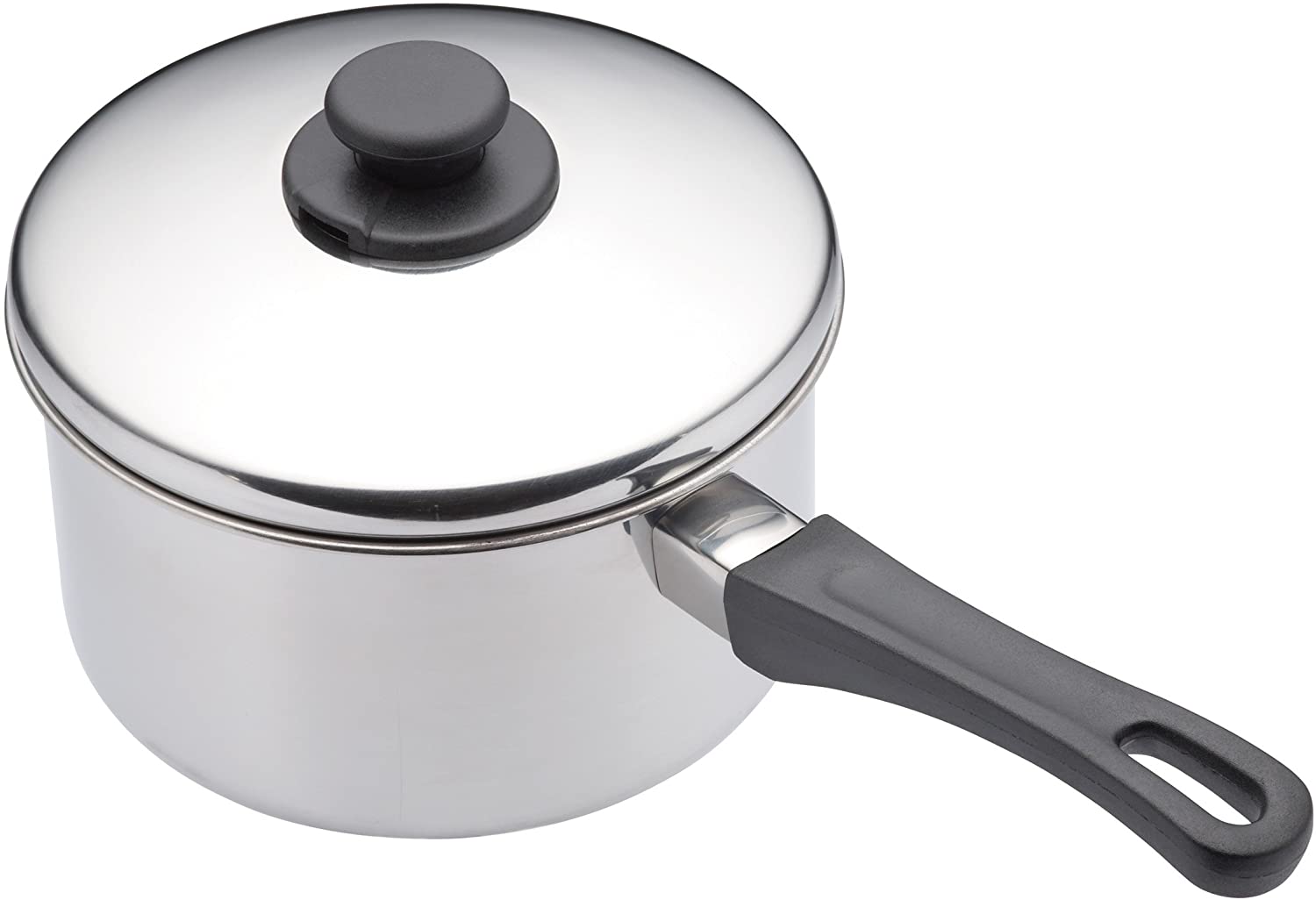 KitchenCraft Kitchen Craft Stainless Steel Extra Deep Saucepan & Lid 18cm