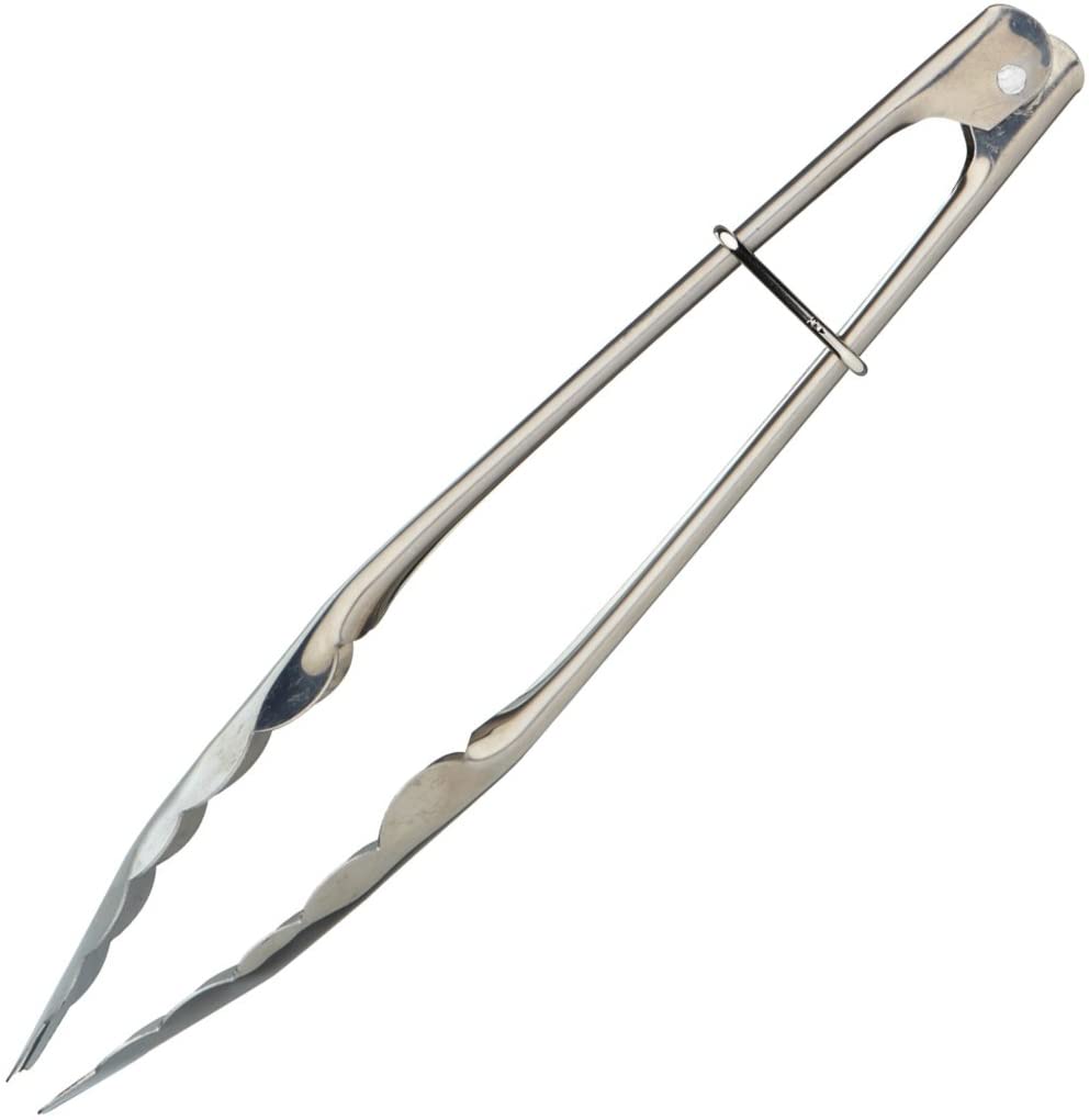 KitchenCraft kitchen tongs, steel, silver, 23cm