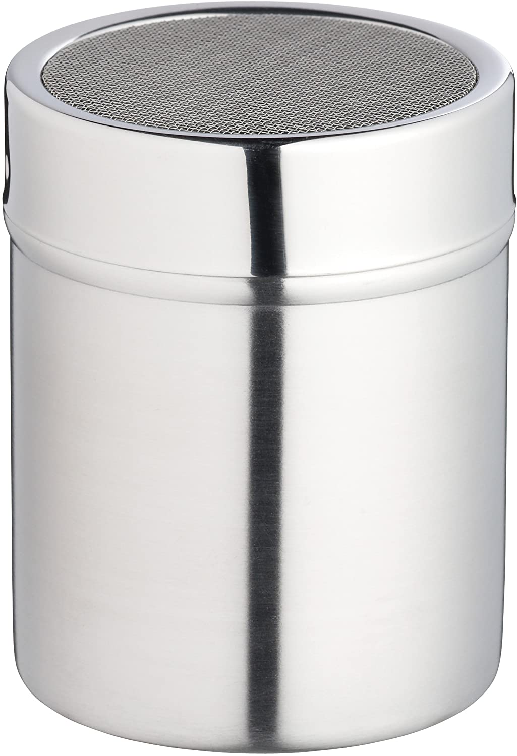 KitchenCraft Kitchen Craft Stainless Steel Shaker & Lid Fine Mesh- gift boxed