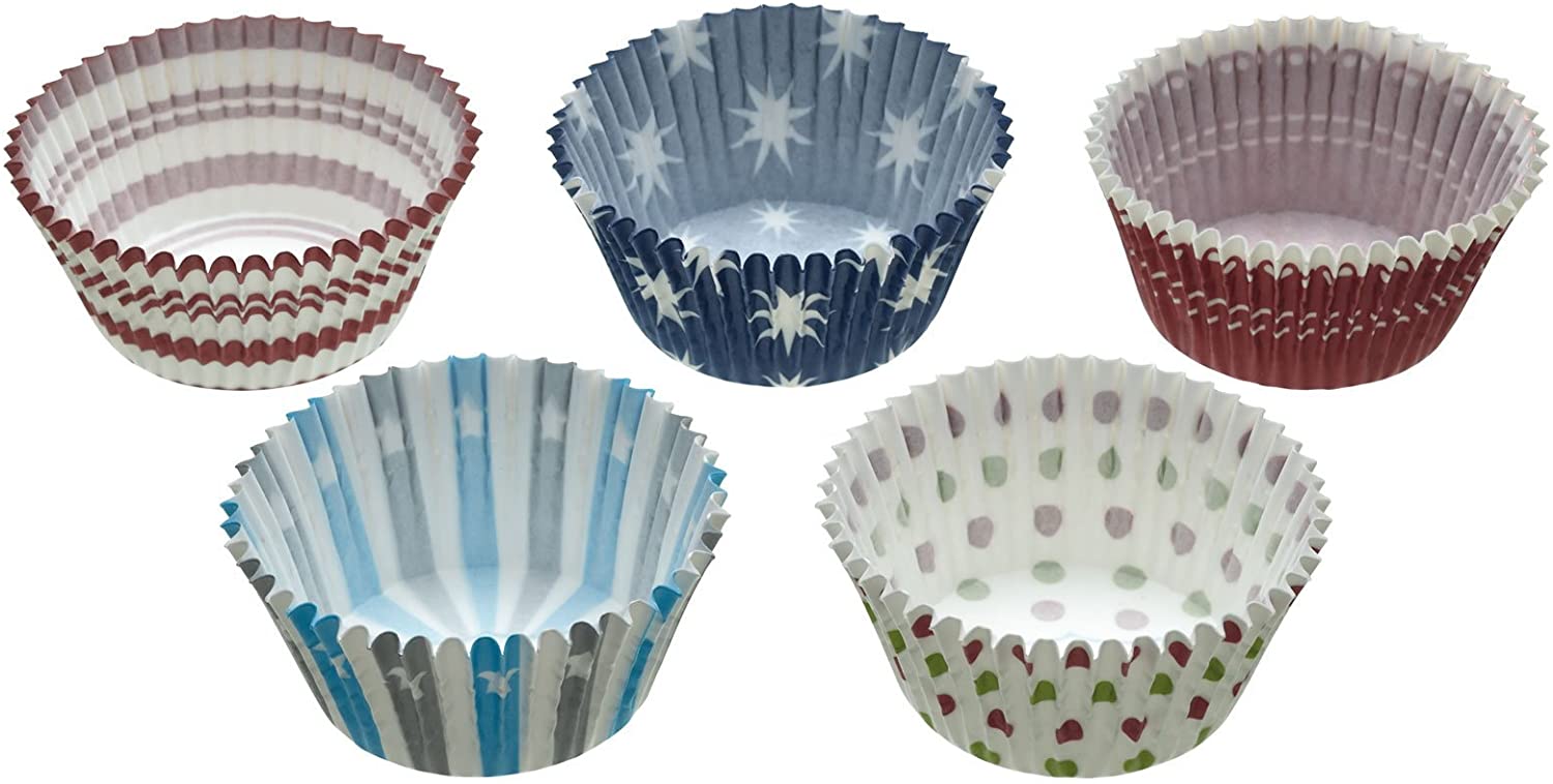 Kitchen Craft Sweetly Does It Assorted Paper Cake Cases, Pack of 250