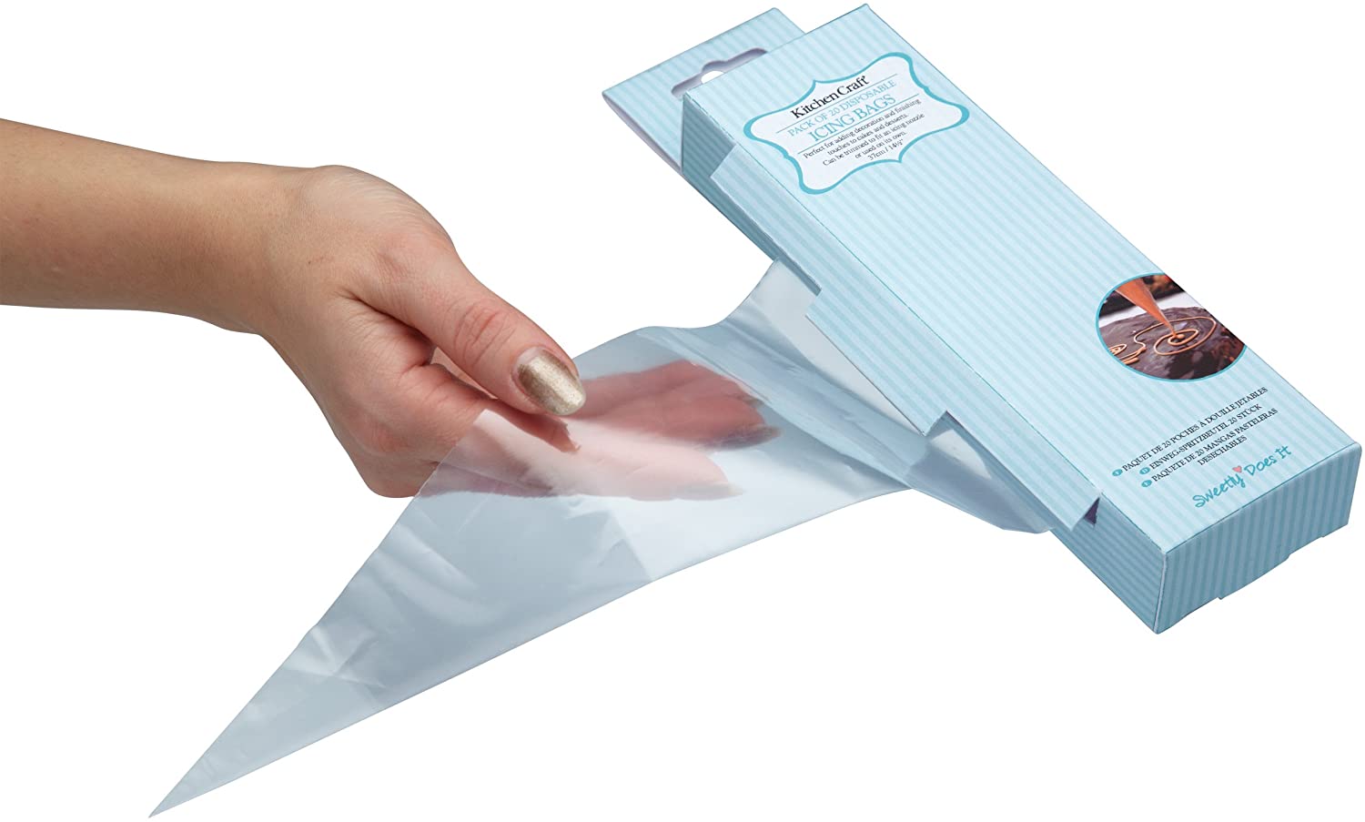 KitchenCraft Kitchen Craft Sweetly Does It Disposable Plastic Icing Bag
