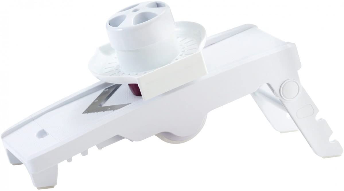 KitchenCraft Kitchen Craft \'V\' Shaped Multi Slicer with Five Blades and Storage Box