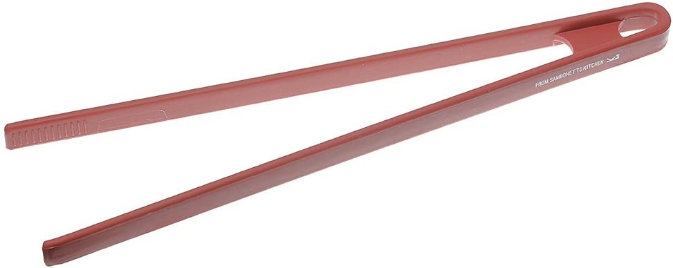 Sambonet Cooking Tongs Kitchen Gadget Silicone Red