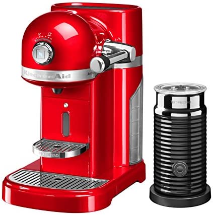 KITCHENAID 5KES0504EER/4 Nespresso Nespresso Capsule Machine with Aeroccino Empire Red