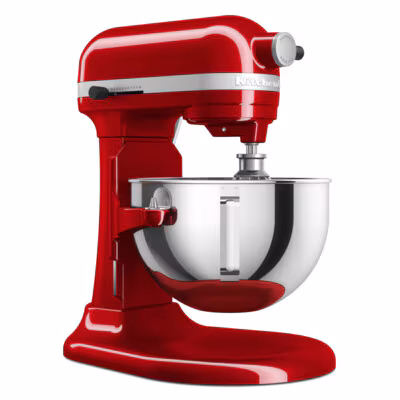 KitchenAid 5KSM55SXXEER Planetary Mixer with Bowl Lift 5.2 L PROFESSIONAL, Color Red