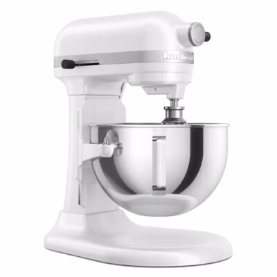 KitchenAid 5KSM55SXXEWH Planetary Mixer with 5.2 L PROFESSIONAL Bowl Lifter, White