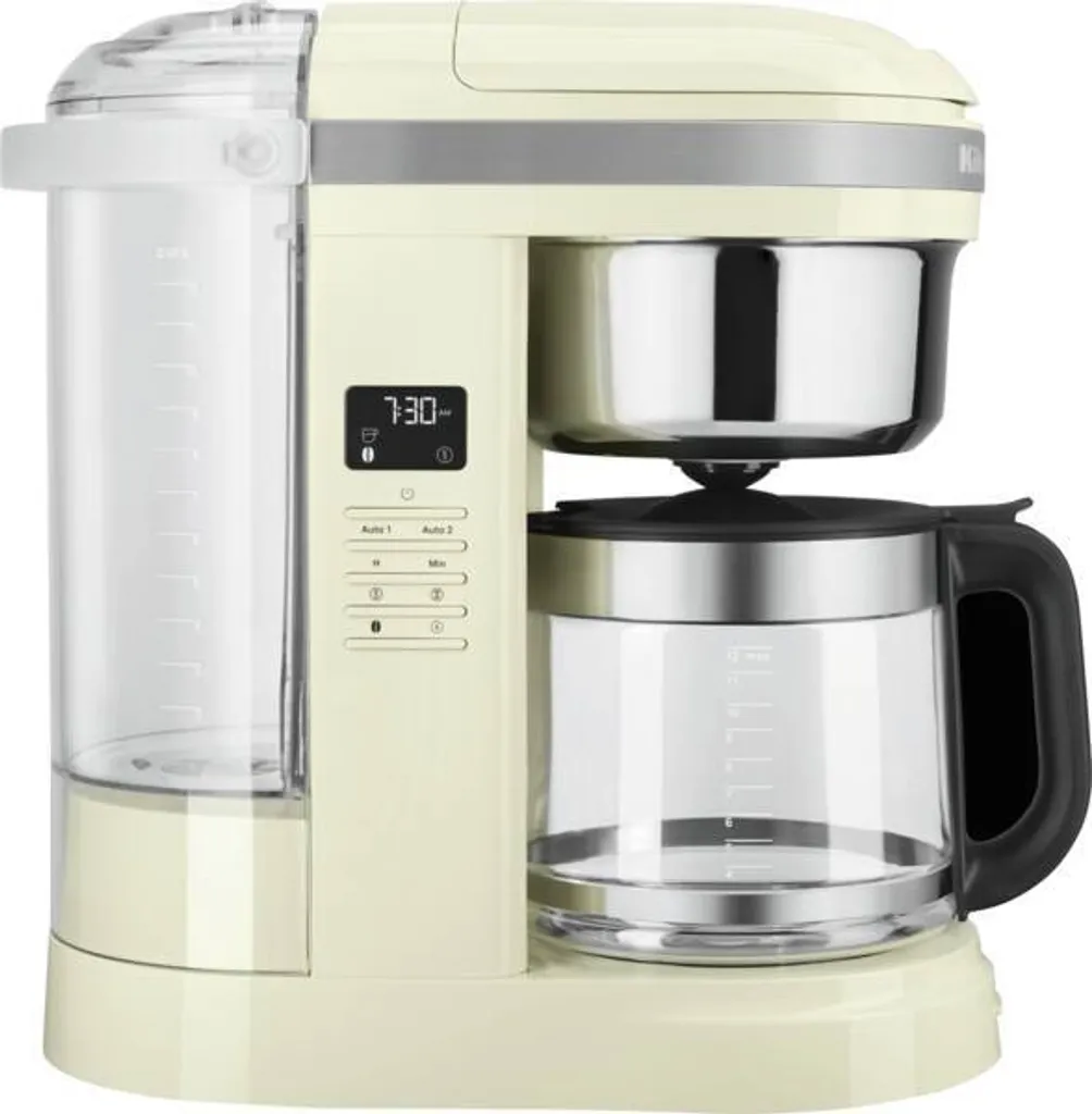 KitchenAid Filter Coffee Machine 5KCM1209 EAC Creme, up to 12 cups, 1100 W, adjustable coffee strength, aroma selection function, keep-warm function, permanent filter